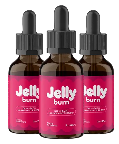 Jelly Burn and JellyBurn metabolism support supplement bottles